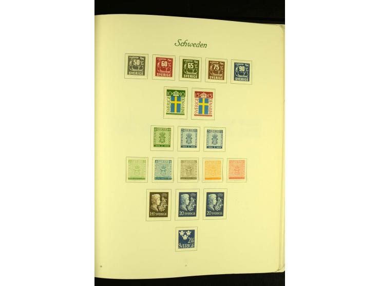 1855/1992, postfrische, ungebrauchte und gestempelte Sammlung mit u.a. Mi.-Nr. 144-58, 159-73 etc.; in 2 Borek-Alben