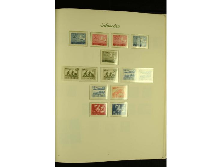 1855/1992, postfrische, ungebrauchte und gestempelte Sammlung mit u.a. Mi.-Nr. 144-58, 159-73 etc.; in 2 Borek-Alben
