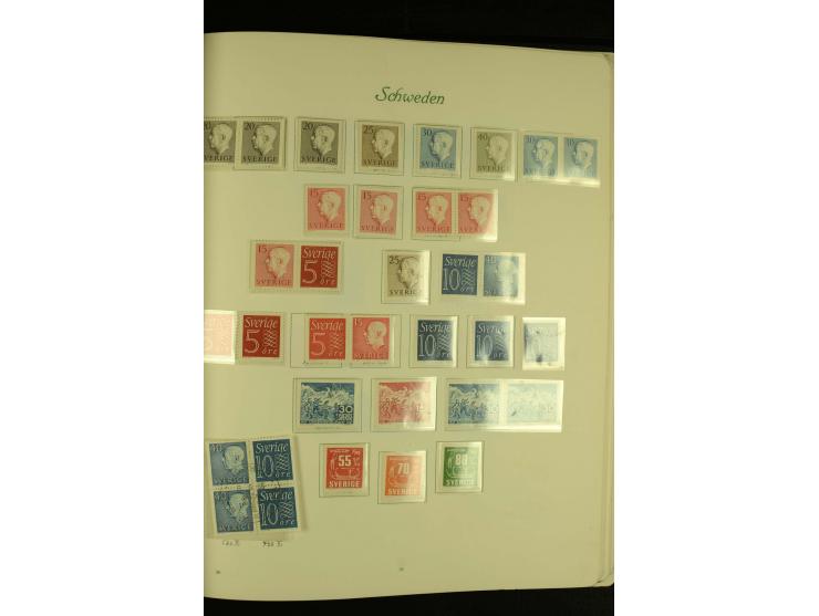 1855/1992, postfrische, ungebrauchte und gestempelte Sammlung mit u.a. Mi.-Nr. 144-58, 159-73 etc.; in 2 Borek-Alben