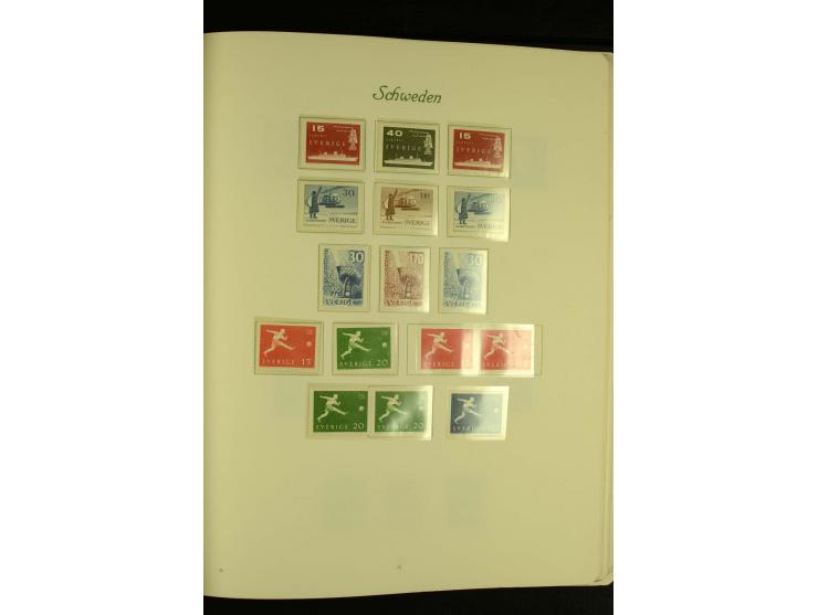 1855/1992, postfrische, ungebrauchte und gestempelte Sammlung mit u.a. Mi.-Nr. 144-58, 159-73 etc.; in 2 Borek-Alben
