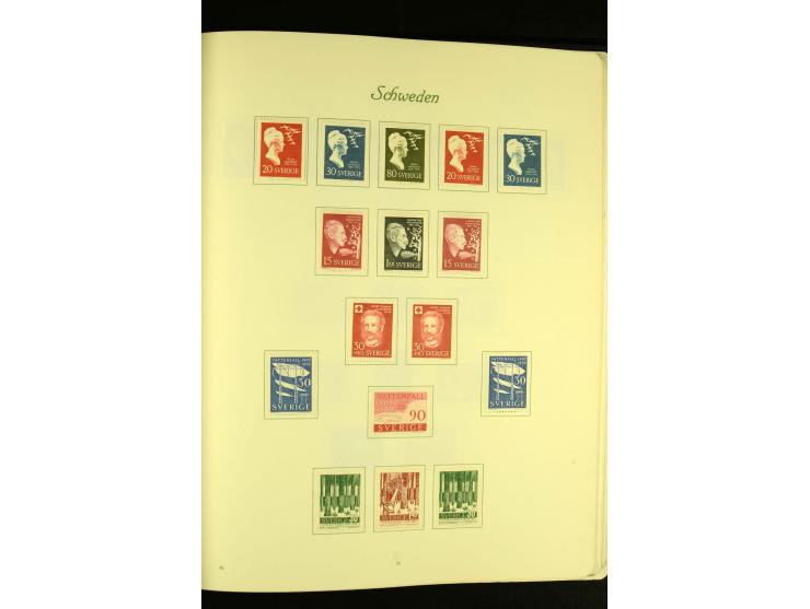 1855/1992, postfrische, ungebrauchte und gestempelte Sammlung mit u.a. Mi.-Nr. 144-58, 159-73 etc.; in 2 Borek-Alben
