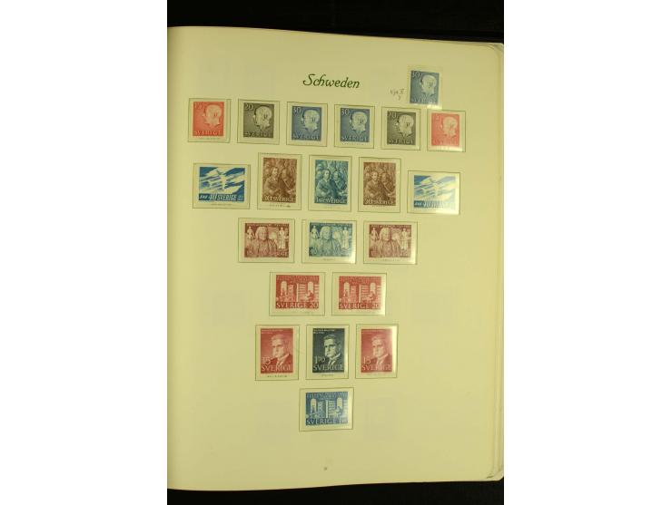 1855/1992, postfrische, ungebrauchte und gestempelte Sammlung mit u.a. Mi.-Nr. 144-58, 159-73 etc.; in 2 Borek-Alben