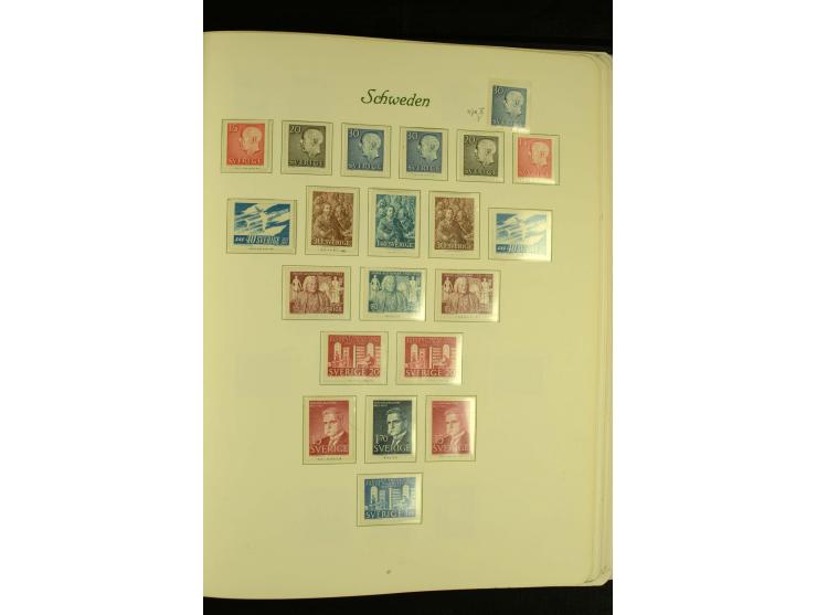 1855/1992, postfrische, ungebrauchte und gestempelte Sammlung mit u.a. Mi.-Nr. 144-58, 159-73 etc.; in 2 Borek-Alben