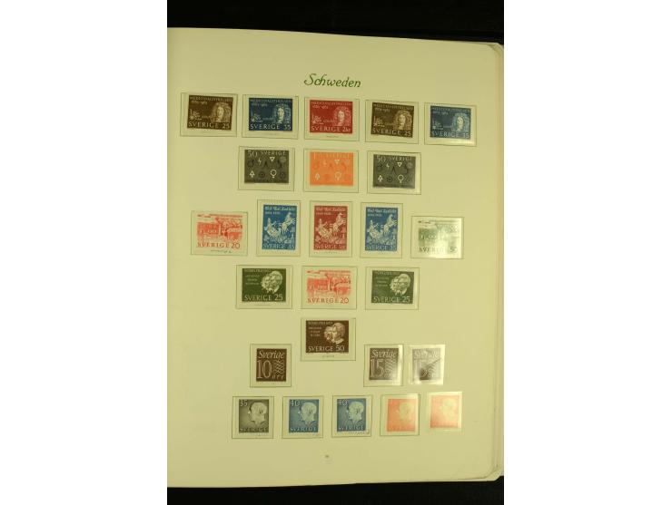 1855/1992, postfrische, ungebrauchte und gestempelte Sammlung mit u.a. Mi.-Nr. 144-58, 159-73 etc.; in 2 Borek-Alben