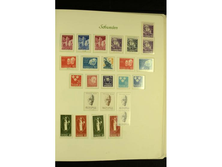 1855/1992, postfrische, ungebrauchte und gestempelte Sammlung mit u.a. Mi.-Nr. 144-58, 159-73 etc.; in 2 Borek-Alben