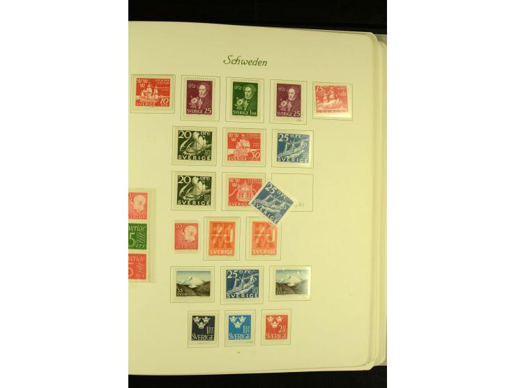 1855/1992, postfrische, ungebrauchte und gestempelte Sammlung mit u.a. Mi.-Nr. 144-58, 159-73 etc.; in 2 Borek-Alben