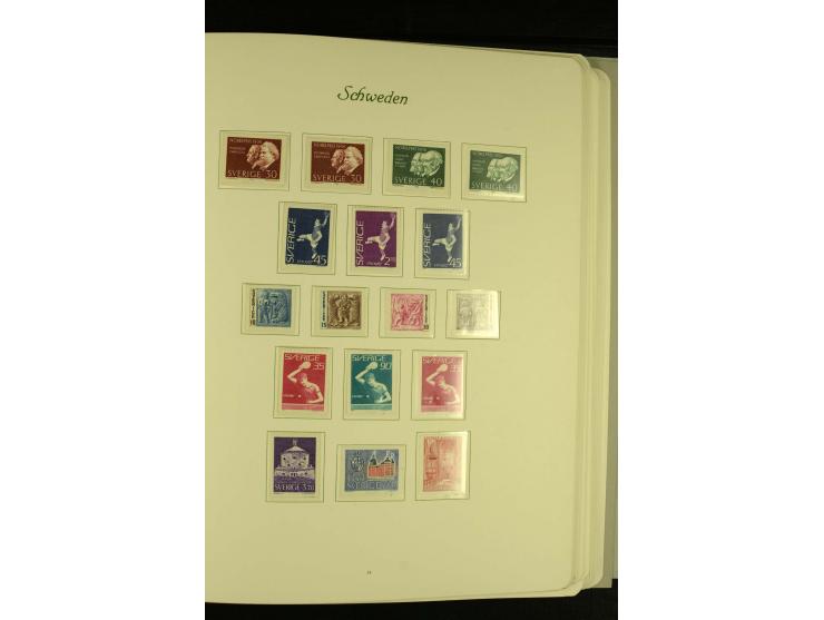 1855/1992, postfrische, ungebrauchte und gestempelte Sammlung mit u.a. Mi.-Nr. 144-58, 159-73 etc.; in 2 Borek-Alben