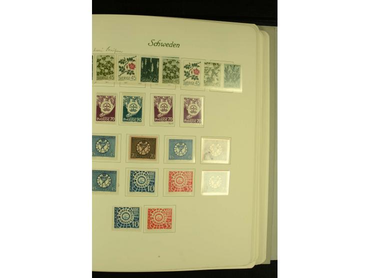 1855/1992, postfrische, ungebrauchte und gestempelte Sammlung mit u.a. Mi.-Nr. 144-58, 159-73 etc.; in 2 Borek-Alben
