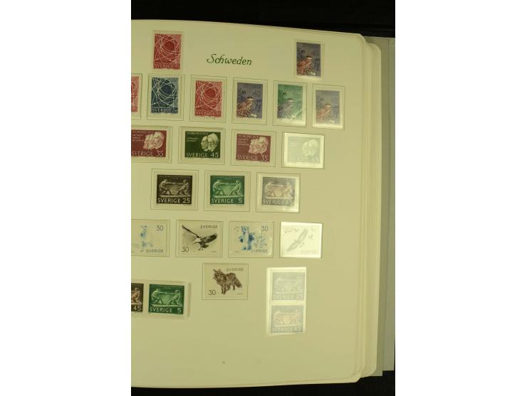 1855/1992, postfrische, ungebrauchte und gestempelte Sammlung mit u.a. Mi.-Nr. 144-58, 159-73 etc.; in 2 Borek-Alben
