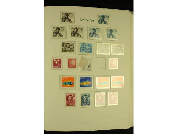 1855/1992, postfrische, ungebrauchte und gestempelte Sammlung mit u.a. Mi.-Nr. 144-58, 159-73 etc.; in 2 Borek-Alben
