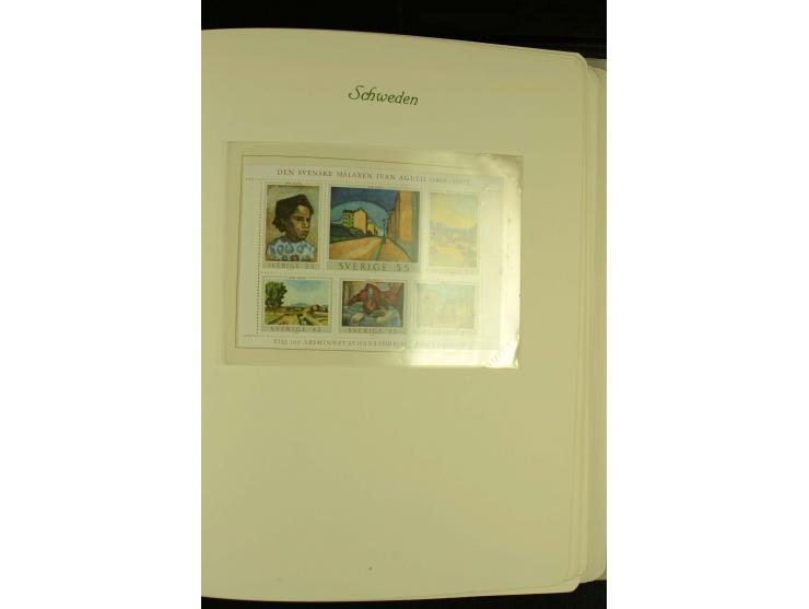 1855/1992, postfrische, ungebrauchte und gestempelte Sammlung mit u.a. Mi.-Nr. 144-58, 159-73 etc.; in 2 Borek-Alben
