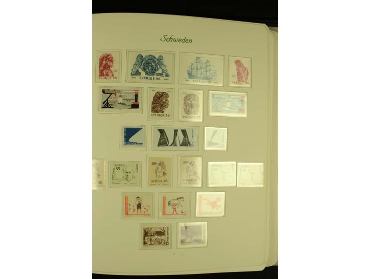 1855/1992, postfrische, ungebrauchte und gestempelte Sammlung mit u.a. Mi.-Nr. 144-58, 159-73 etc.; in 2 Borek-Alben
