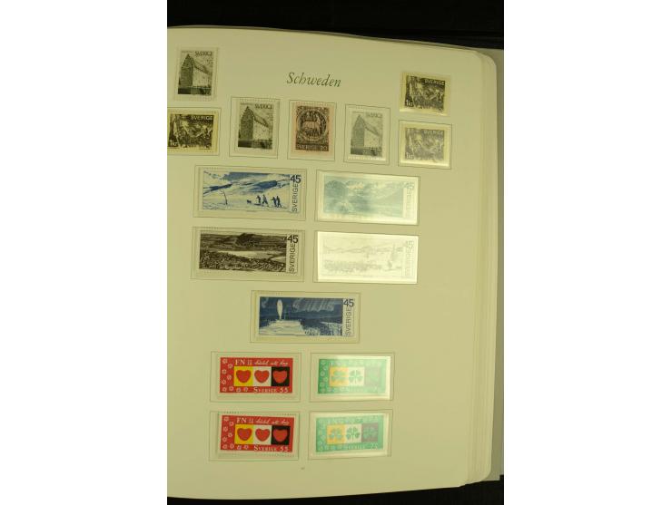 1855/1992, postfrische, ungebrauchte und gestempelte Sammlung mit u.a. Mi.-Nr. 144-58, 159-73 etc.; in 2 Borek-Alben