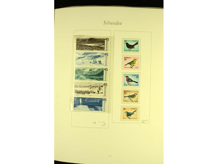 1855/1992, postfrische, ungebrauchte und gestempelte Sammlung mit u.a. Mi.-Nr. 144-58, 159-73 etc.; in 2 Borek-Alben