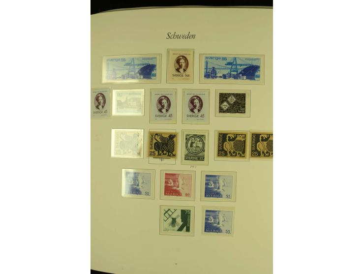 1855/1992, postfrische, ungebrauchte und gestempelte Sammlung mit u.a. Mi.-Nr. 144-58, 159-73 etc.; in 2 Borek-Alben