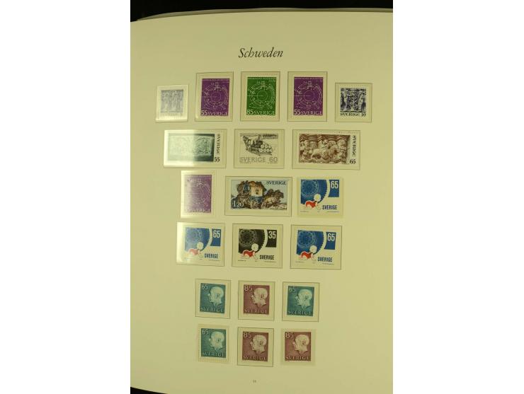 1855/1992, postfrische, ungebrauchte und gestempelte Sammlung mit u.a. Mi.-Nr. 144-58, 159-73 etc.; in 2 Borek-Alben
