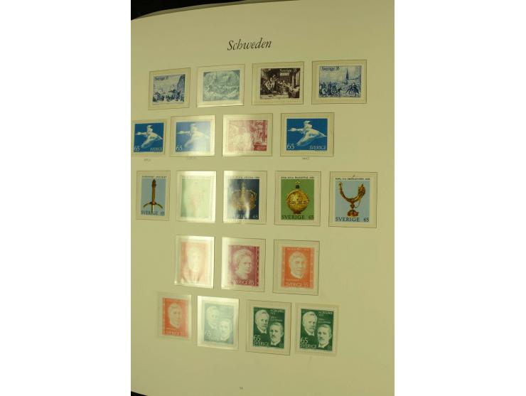 1855/1992, postfrische, ungebrauchte und gestempelte Sammlung mit u.a. Mi.-Nr. 144-58, 159-73 etc.; in 2 Borek-Alben