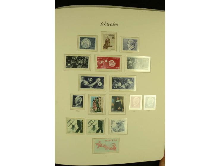 1855/1992, postfrische, ungebrauchte und gestempelte Sammlung mit u.a. Mi.-Nr. 144-58, 159-73 etc.; in 2 Borek-Alben