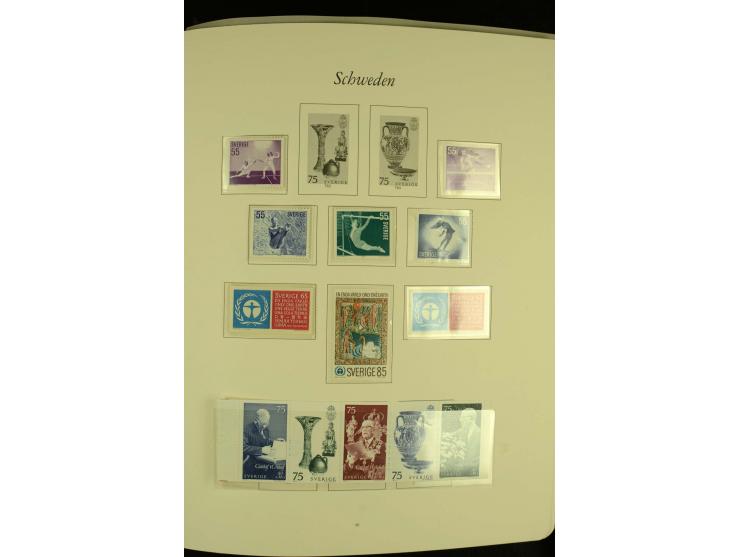 1855/1992, postfrische, ungebrauchte und gestempelte Sammlung mit u.a. Mi.-Nr. 144-58, 159-73 etc.; in 2 Borek-Alben