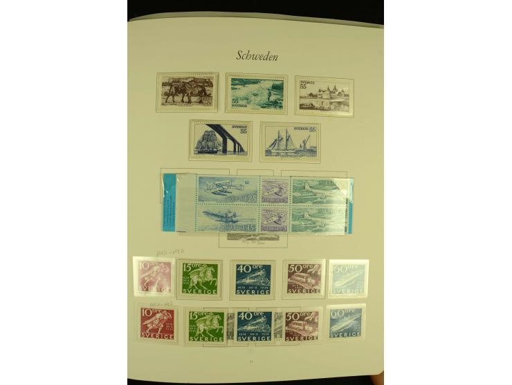 1855/1992, postfrische, ungebrauchte und gestempelte Sammlung mit u.a. Mi.-Nr. 144-58, 159-73 etc.; in 2 Borek-Alben