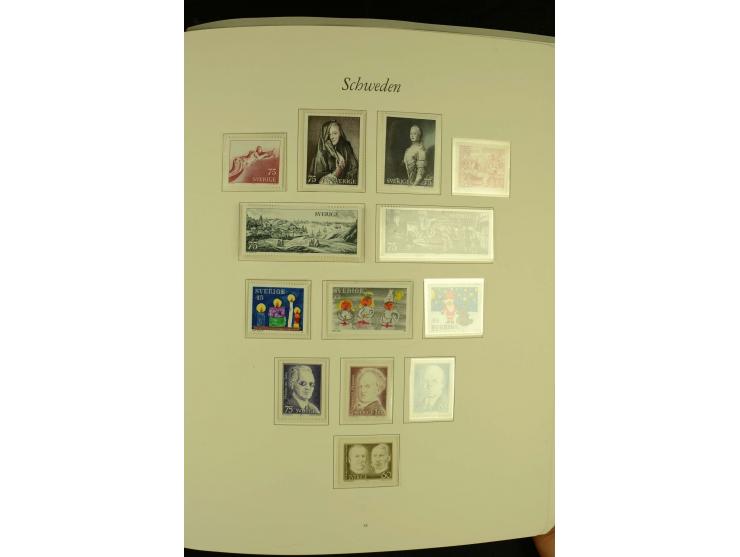 1855/1992, postfrische, ungebrauchte und gestempelte Sammlung mit u.a. Mi.-Nr. 144-58, 159-73 etc.; in 2 Borek-Alben