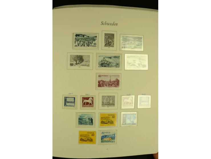 1855/1992, postfrische, ungebrauchte und gestempelte Sammlung mit u.a. Mi.-Nr. 144-58, 159-73 etc.; in 2 Borek-Alben