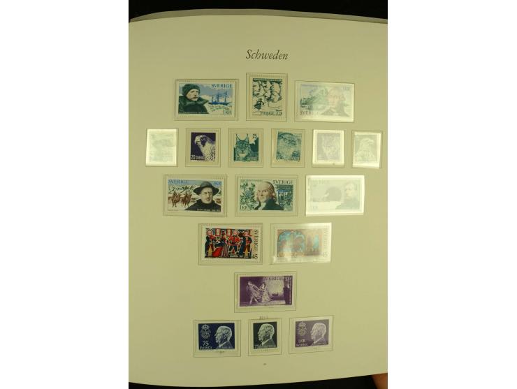1855/1992, postfrische, ungebrauchte und gestempelte Sammlung mit u.a. Mi.-Nr. 144-58, 159-73 etc.; in 2 Borek-Alben