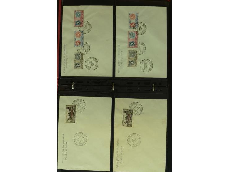 1840/1970, umfangreicher Posten Briefe, Karten, Ganzsachen und FDC, dabei Reco, Luftpost, Ansichtskarten etc., dabei auch ein