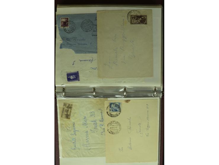 1840/1970, umfangreicher Posten Briefe, Karten, Ganzsachen und FDC, dabei Reco, Luftpost, Ansichtskarten etc., dabei auch ein