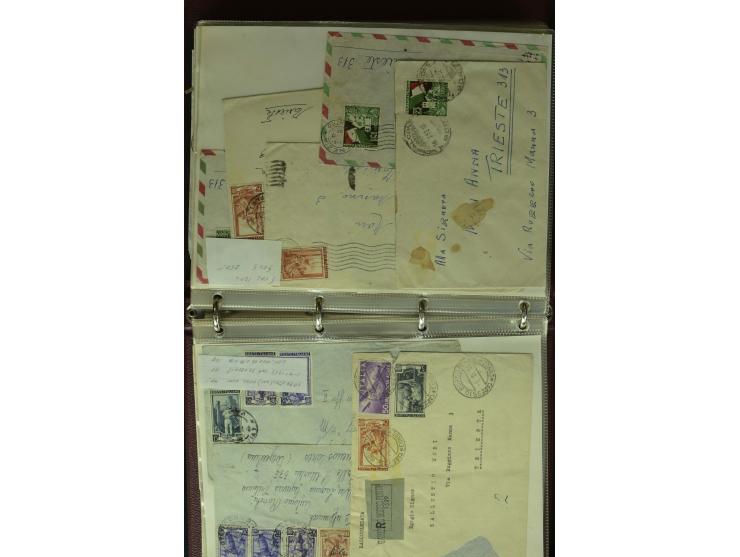 1840/1970, umfangreicher Posten Briefe, Karten, Ganzsachen und FDC, dabei Reco, Luftpost, Ansichtskarten etc., dabei auch ein