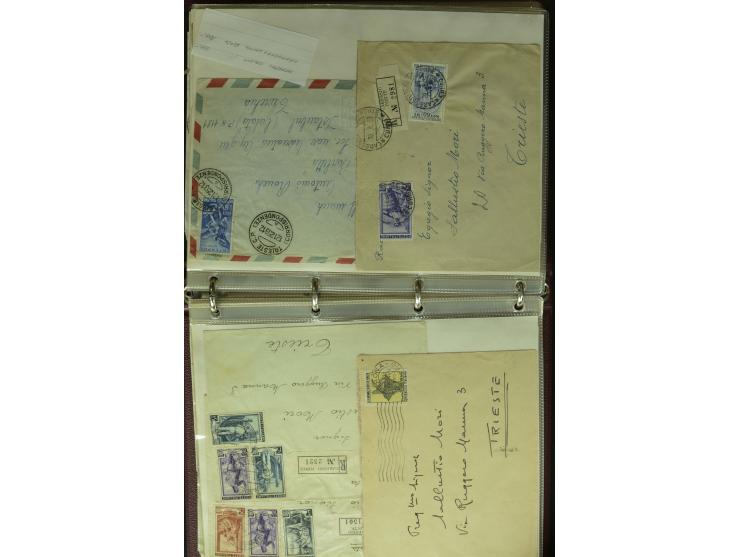 1840/1970, umfangreicher Posten Briefe, Karten, Ganzsachen und FDC, dabei Reco, Luftpost, Ansichtskarten etc., dabei auch ein