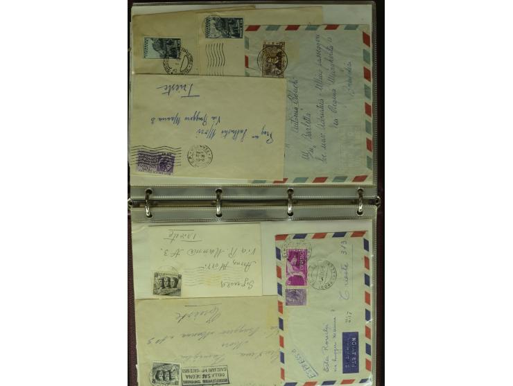 1840/1970, umfangreicher Posten Briefe, Karten, Ganzsachen und FDC, dabei Reco, Luftpost, Ansichtskarten etc., dabei auch ein