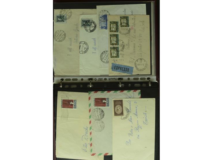 1840/1970, umfangreicher Posten Briefe, Karten, Ganzsachen und FDC, dabei Reco, Luftpost, Ansichtskarten etc., dabei auch ein