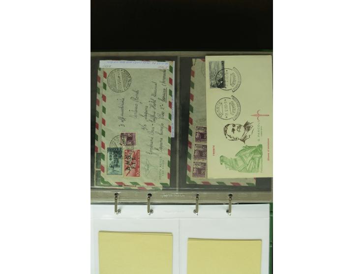 1840/1970, umfangreicher Posten Briefe, Karten, Ganzsachen und FDC, dabei Reco, Luftpost, Ansichtskarten etc., dabei auch ein