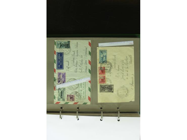 1840/1970, umfangreicher Posten Briefe, Karten, Ganzsachen und FDC, dabei Reco, Luftpost, Ansichtskarten etc., dabei auch ein