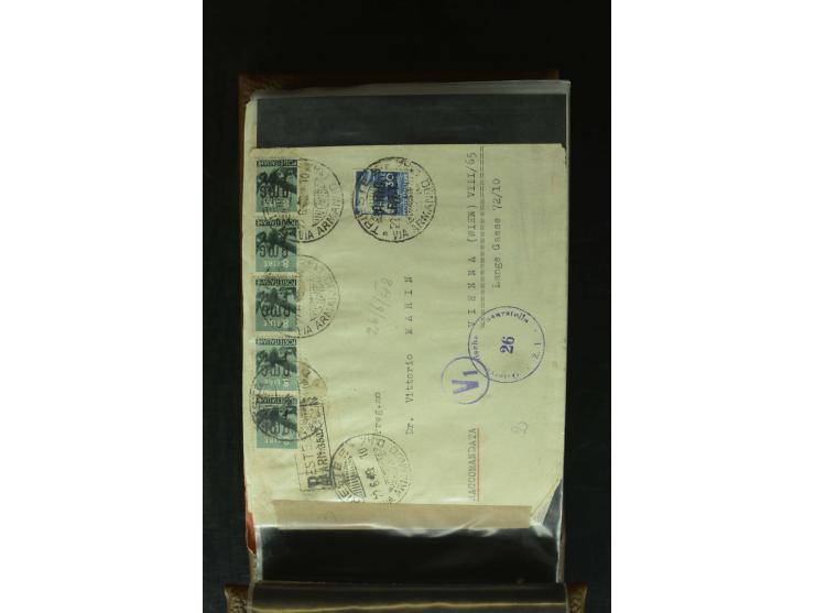 1840/1970, umfangreicher Posten Briefe, Karten, Ganzsachen und FDC, dabei Reco, Luftpost, Ansichtskarten etc., dabei auch ein