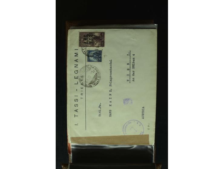 1840/1970, umfangreicher Posten Briefe, Karten, Ganzsachen und FDC, dabei Reco, Luftpost, Ansichtskarten etc., dabei auch ein