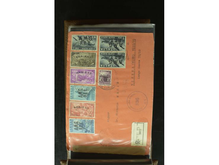 1840/1970, umfangreicher Posten Briefe, Karten, Ganzsachen und FDC, dabei Reco, Luftpost, Ansichtskarten etc., dabei auch ein