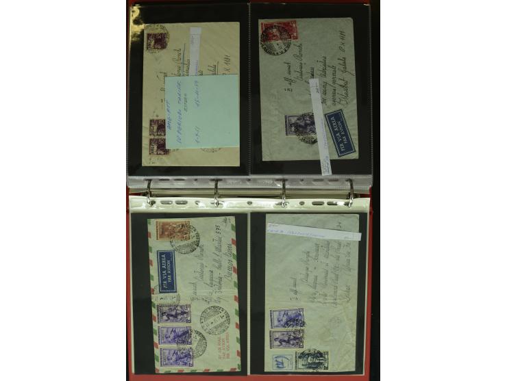 1840/1970, umfangreicher Posten Briefe, Karten, Ganzsachen und FDC, dabei Reco, Luftpost, Ansichtskarten etc., dabei auch ein