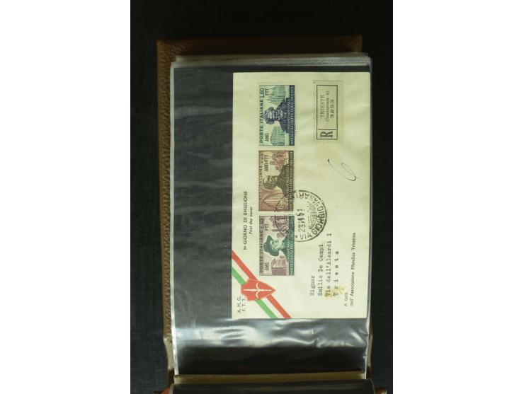 1840/1970, umfangreicher Posten Briefe, Karten, Ganzsachen und FDC, dabei Reco, Luftpost, Ansichtskarten etc., dabei auch ein