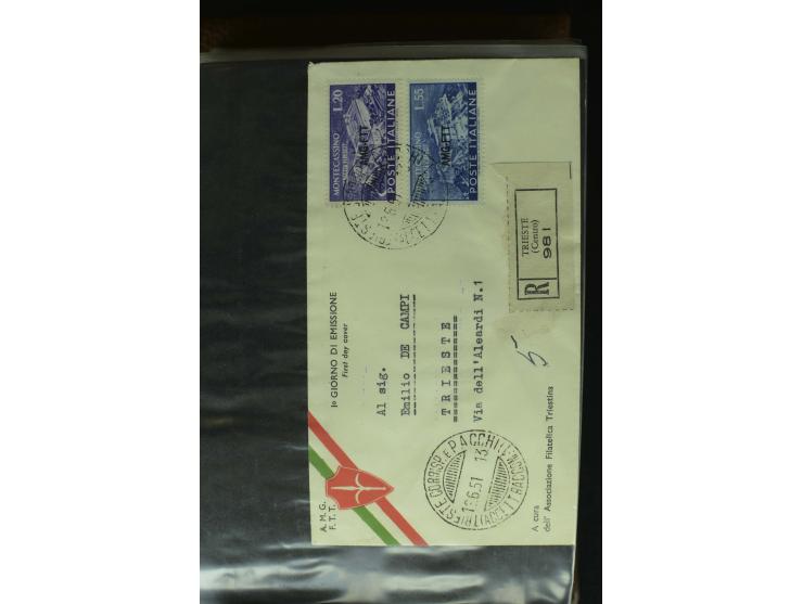 1840/1970, umfangreicher Posten Briefe, Karten, Ganzsachen und FDC, dabei Reco, Luftpost, Ansichtskarten etc., dabei auch ein