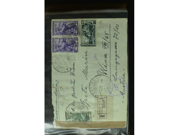 1840/1970, umfangreicher Posten Briefe, Karten, Ganzsachen und FDC, dabei Reco, Luftpost, Ansichtskarten etc., dabei auch ein