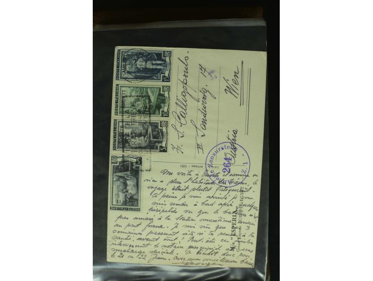 1840/1970, umfangreicher Posten Briefe, Karten, Ganzsachen und FDC, dabei Reco, Luftpost, Ansichtskarten etc., dabei auch ein