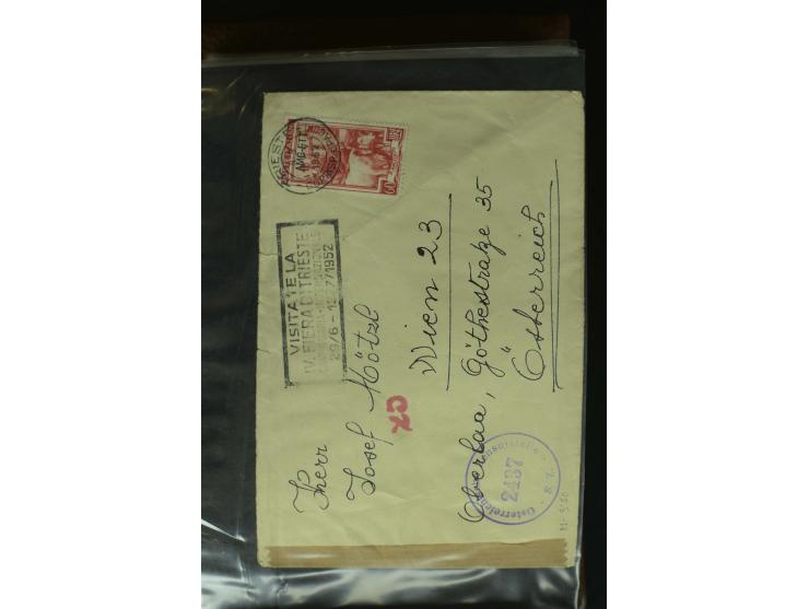 1840/1970, umfangreicher Posten Briefe, Karten, Ganzsachen und FDC, dabei Reco, Luftpost, Ansichtskarten etc., dabei auch ein