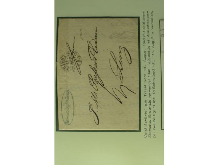 1840/1970, umfangreicher Posten Briefe, Karten, Ganzsachen und FDC, dabei Reco, Luftpost, Ansichtskarten etc., dabei auch ein