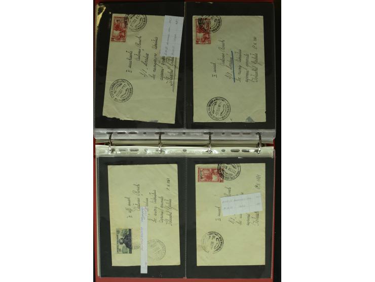 1840/1970, umfangreicher Posten Briefe, Karten, Ganzsachen und FDC, dabei Reco, Luftpost, Ansichtskarten etc., dabei auch ein