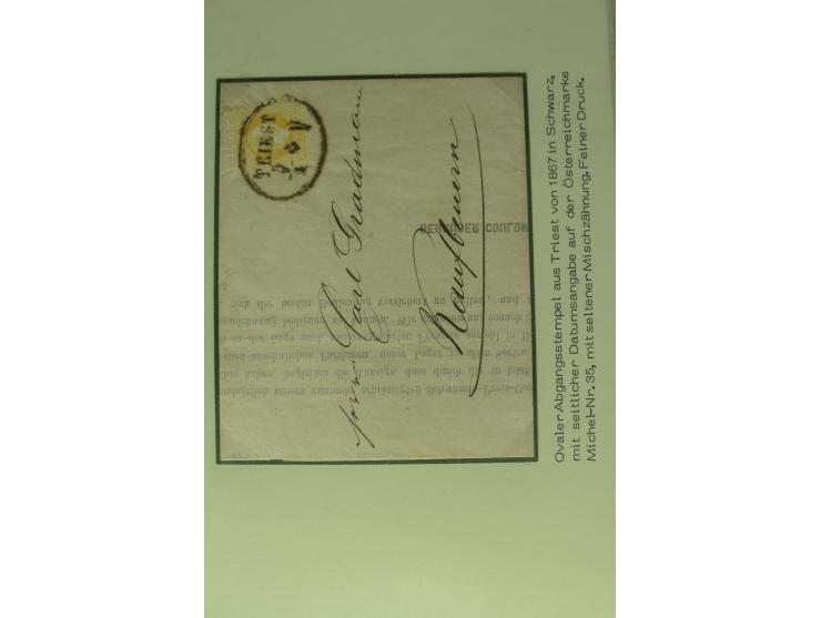 1840/1970, umfangreicher Posten Briefe, Karten, Ganzsachen und FDC, dabei Reco, Luftpost, Ansichtskarten etc., dabei auch ein