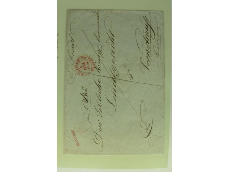 1840/1970, umfangreicher Posten Briefe, Karten, Ganzsachen und FDC, dabei Reco, Luftpost, Ansichtskarten etc., dabei auch ein
