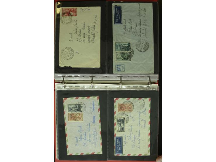 1840/1970, umfangreicher Posten Briefe, Karten, Ganzsachen und FDC, dabei Reco, Luftpost, Ansichtskarten etc., dabei auch ein