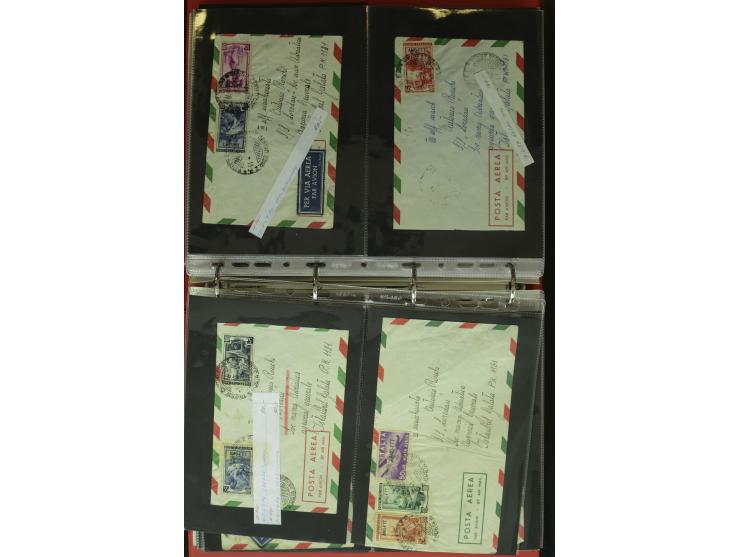 1840/1970, umfangreicher Posten Briefe, Karten, Ganzsachen und FDC, dabei Reco, Luftpost, Ansichtskarten etc., dabei auch ein